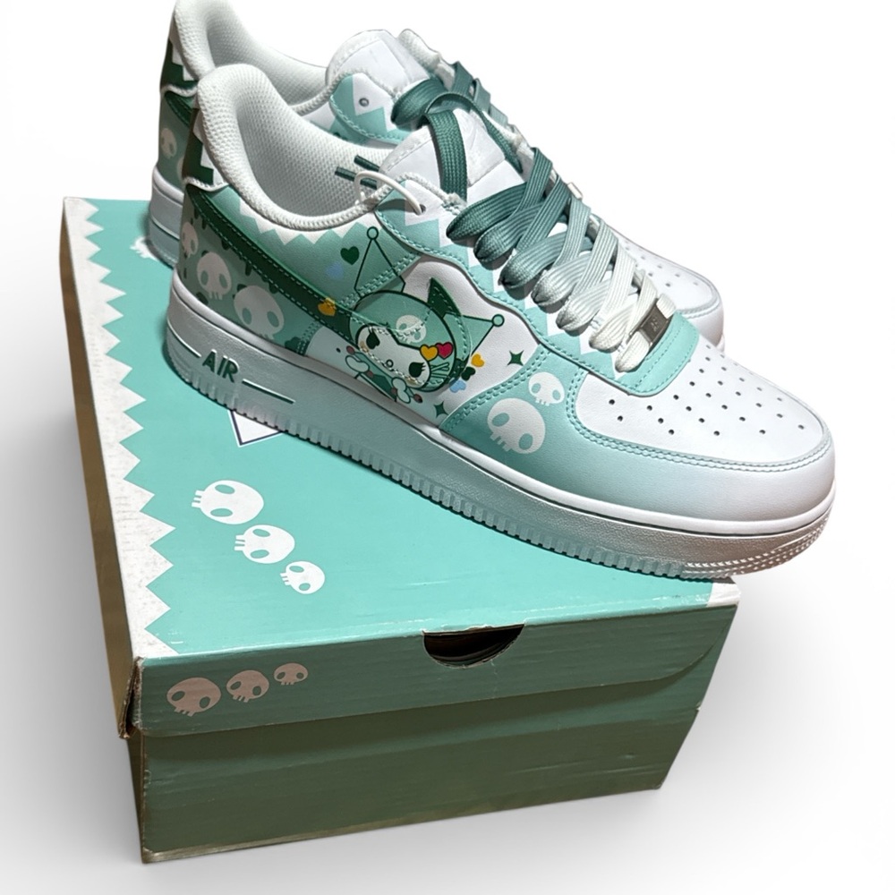 New Custom Nike Air Force 1 "Kuromi" 9Women / 10,5men - Picture 3 of 8